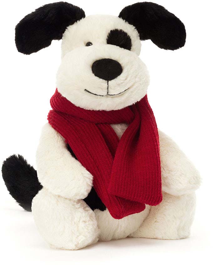 Jellycat Bashful Winter Puppy, 12" - BAS3WP
