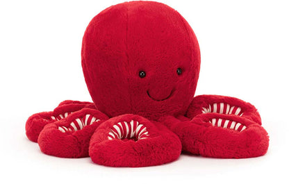 Jellycat Cranberry Octopus Large, 9" - CRAN2OC