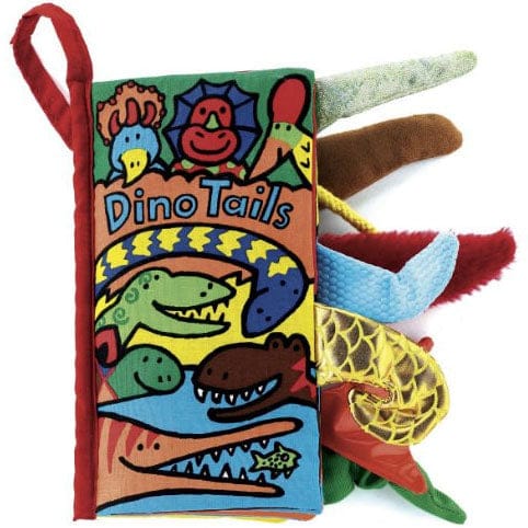 Jellycat Dino Tails Book - BK444DT