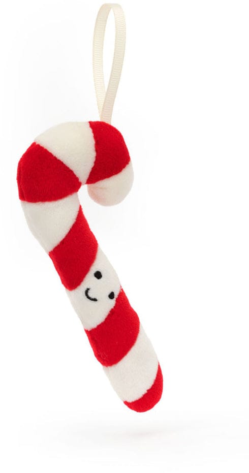 Jellycat Festive Folly Candy Cane Ornament, 5" - FFH6CC