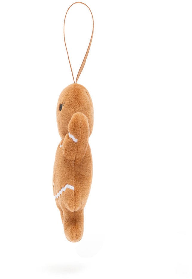 Jellycat Festive Folly Gingerbread Ruby Ornament, 3" - FFH6GW