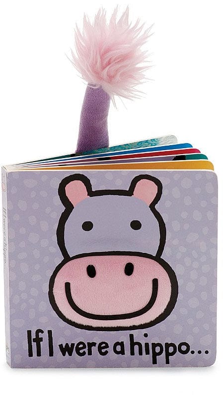 Jellycat If I Were a Hippo Board Book - BB444H