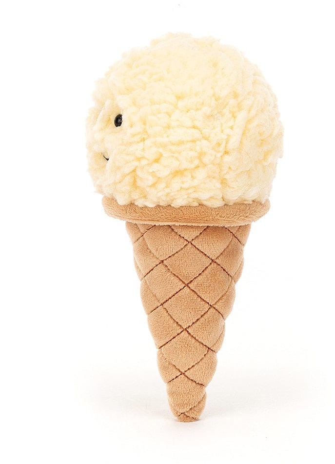 Jellycat Irresistible Ice Cream Vanilla, 7" - ICE6VAN