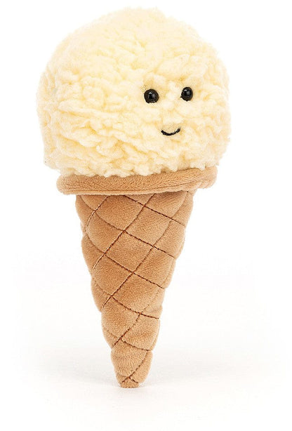 Jellycat Irresistible Ice Cream Vanilla, 7" - ICE6VAN