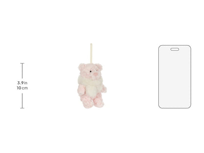 Jellycat Leola Bear Winter Warmer Decoration - Image 5