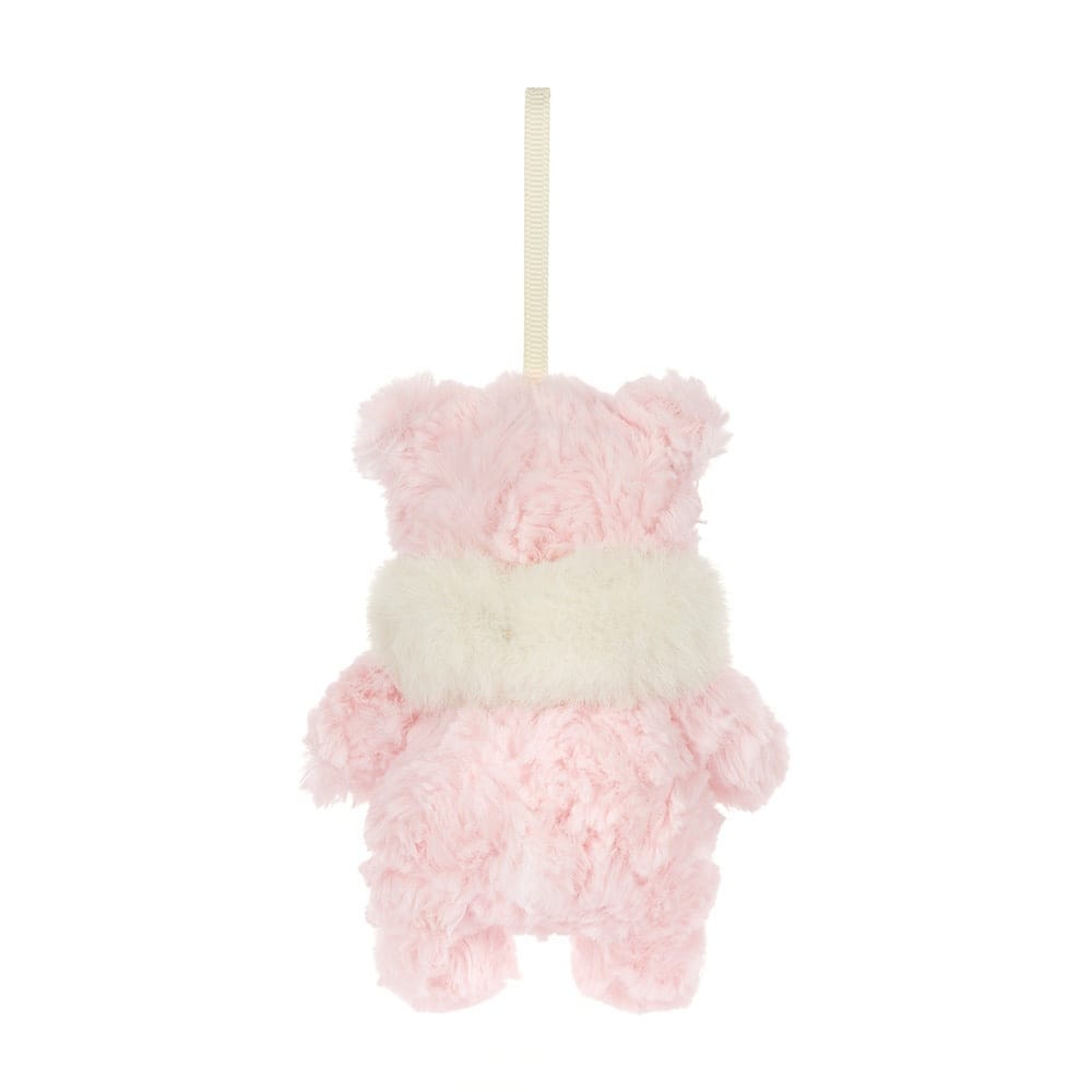 Jellycat Leola Bear Winter Warmer Decoration - Image 3