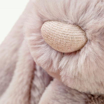 Jellycat Luxe Bashful Bunny Rosa Medium, 11" - BAS3ROS