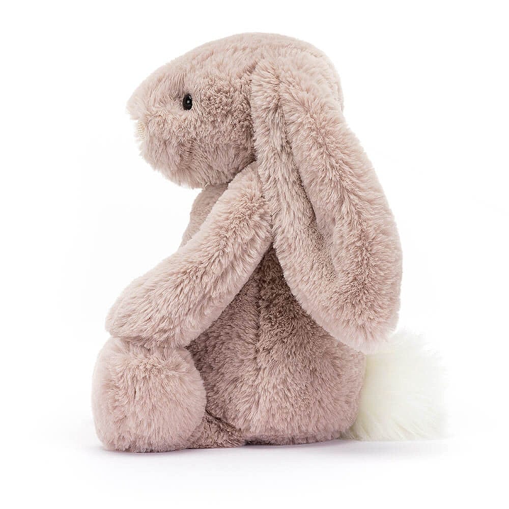 Jellycat Luxe Bashful Bunny Rosa Medium, 11" - BAS3ROS