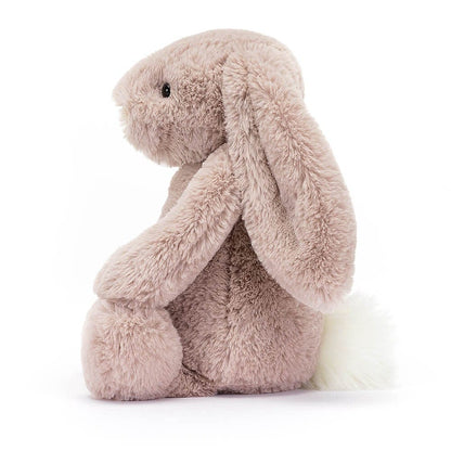 Jellycat Luxe Bashful Bunny Rosa Medium, 11" - BAS3ROS