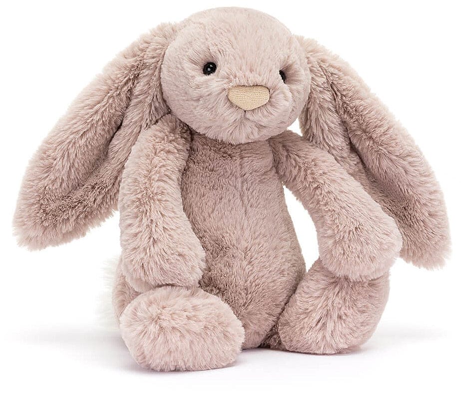 Jellycat Luxe Bashful Bunny Rosa Medium, 11" - BAS3ROS