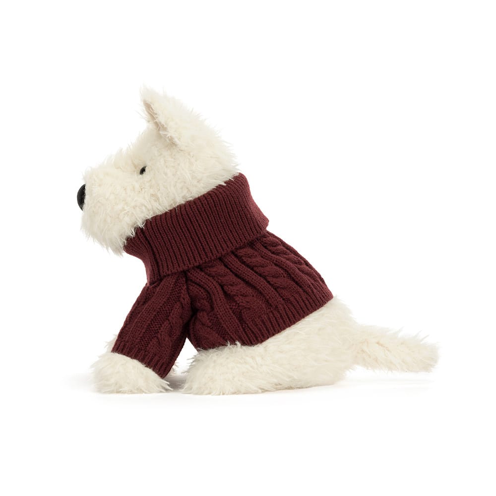 Jellycat Munro Scottie Dog 'Winter Jumper' – Albee Baby