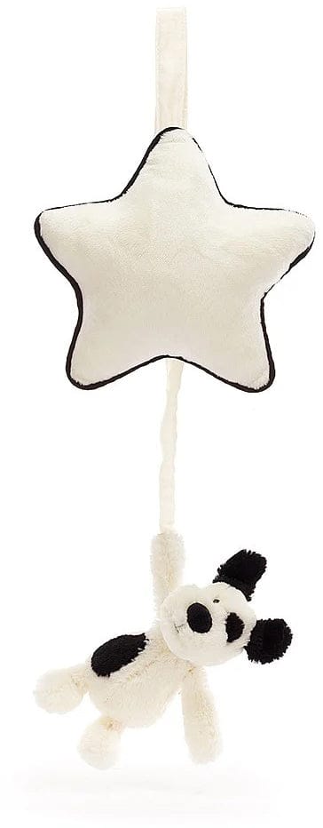Jellycat Musical Pull Bashful Black & Cream - MP4BCP