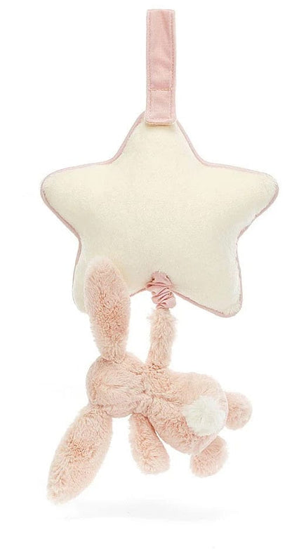 Jellycat Musical Pull Bashful Blush Bunny - MP4BLU
