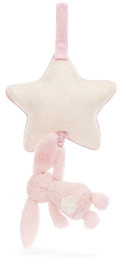 Jellycat Musical Pull Bashful Pink Bunny - MP4BP
