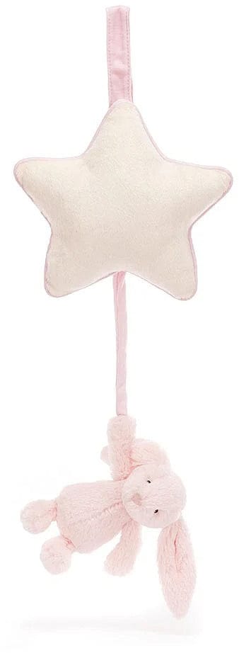 Jellycat Musical Pull Bashful Pink Bunny - MP4BP