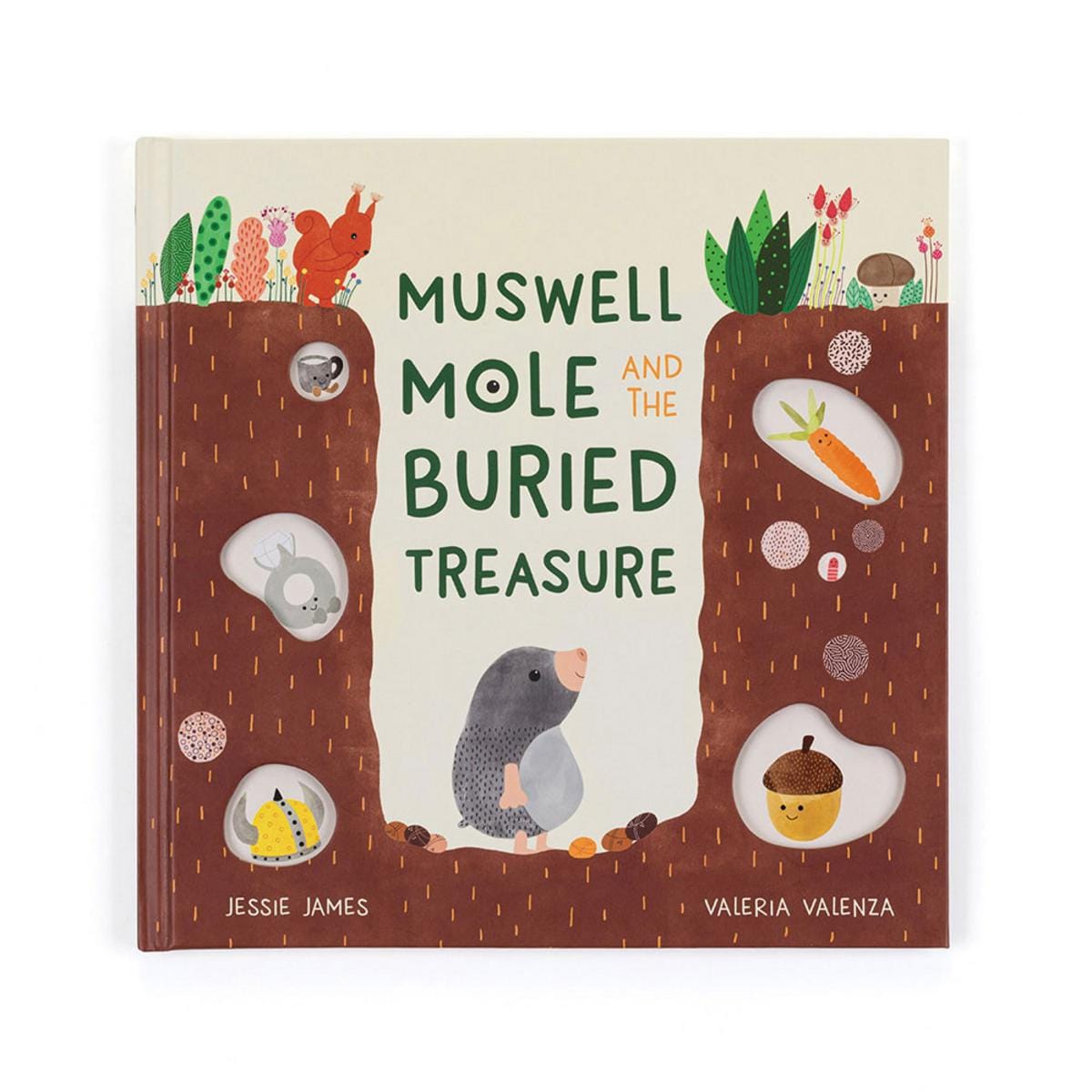 Jellycat Muswell Mole and the Buried Treasure Book - BK4MUZ