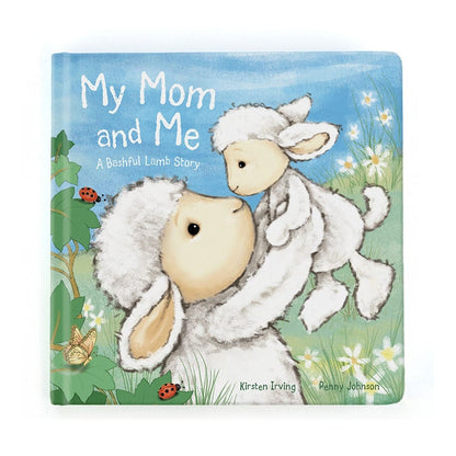 My Mom and Me A Bashful Lamb Story board book cover featuring an illustration of a mother sheep and her lamb