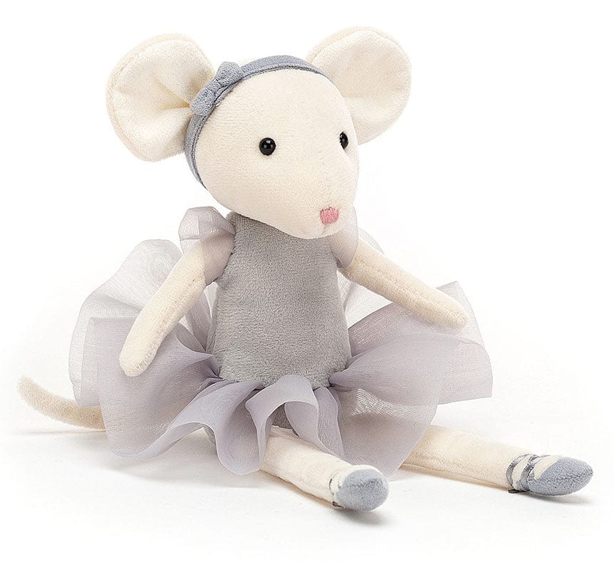 Jellycat Pirouette Mouse Pebble, 11" - PM6P