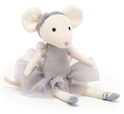 Jellycat Pirouette Mouse Pebble, 11" - PM6P