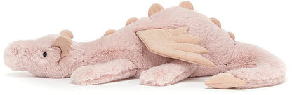 Jellycat Rose Dragon Medium, 20" - ROSE2DD