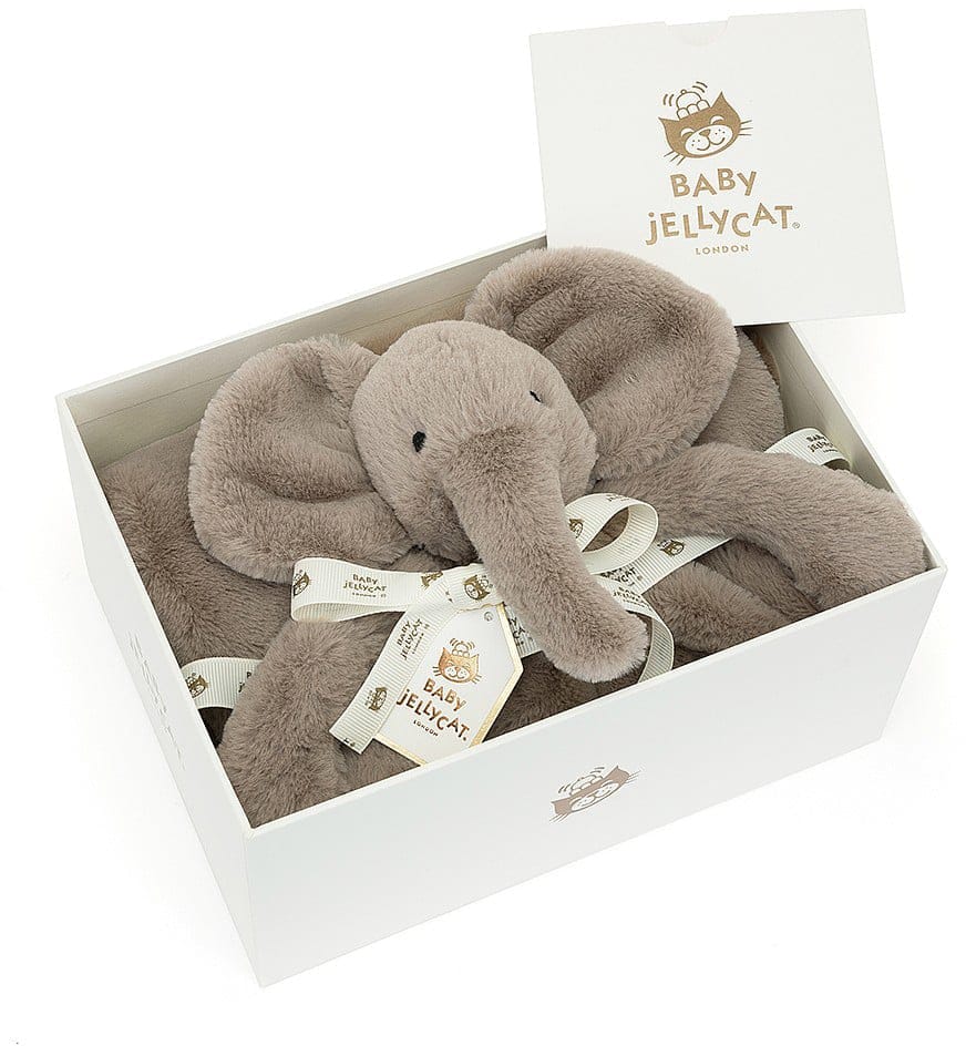 Jellycat Smudge Elephant Blankie, 28" - SMG4BLNK