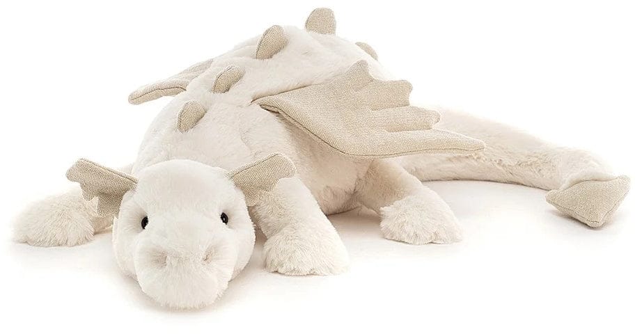 Jellycat Snow Dragon Medium, 20" - SNW2DD