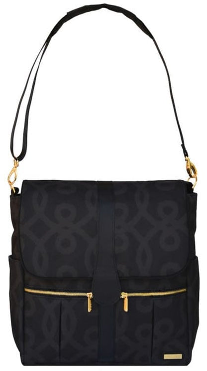 JJ Cole Backpack Diaper Bag  - Black & Gold - J00540