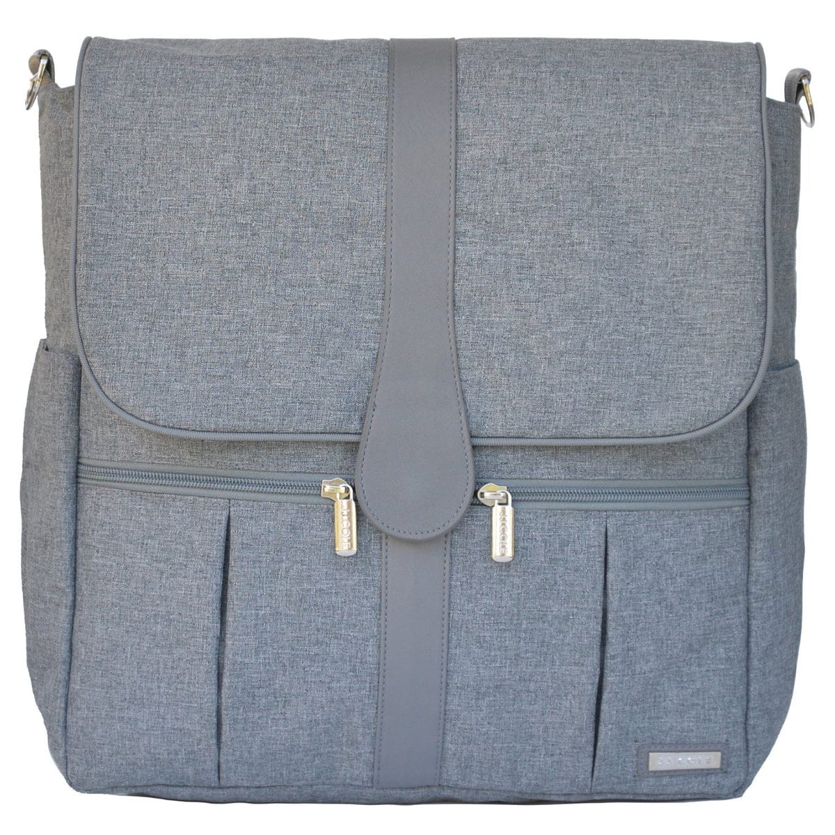 JJ Cole Backpack Diaper Bag  - Gray Heather - J00541