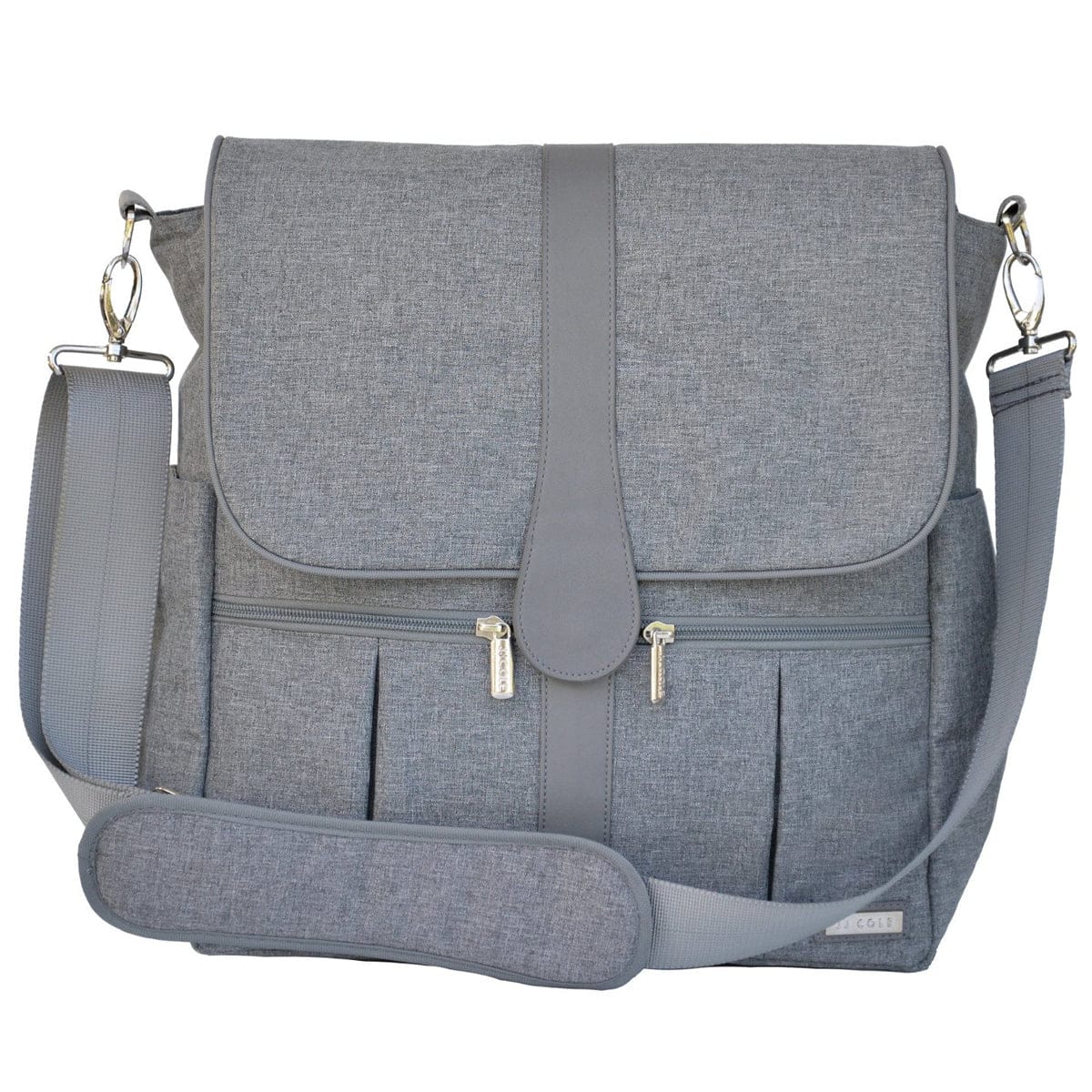 JJ Cole Backpack Diaper Bag  - Gray Heather - J00541