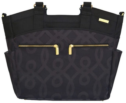 JJ Cole Camber Diaper Bag - Black & Gold - J00536