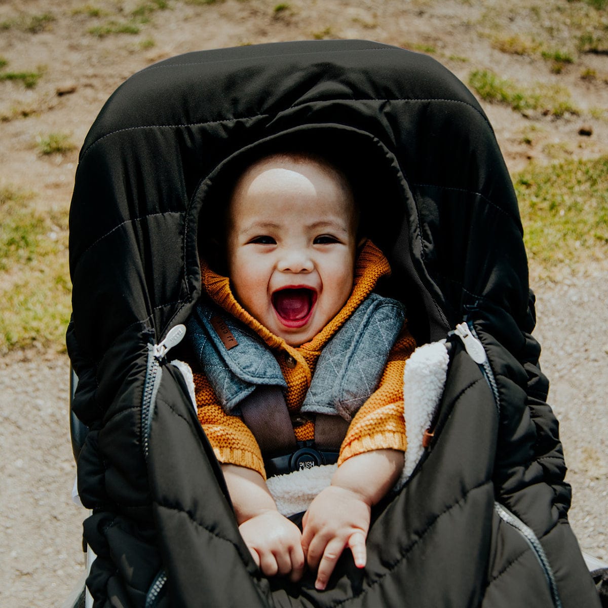 JJ Cole Car Seat Cover - Black - J00883A