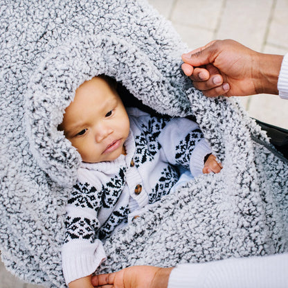JJ Cole Cuddly Car Seat Cover - Gray - J00993
