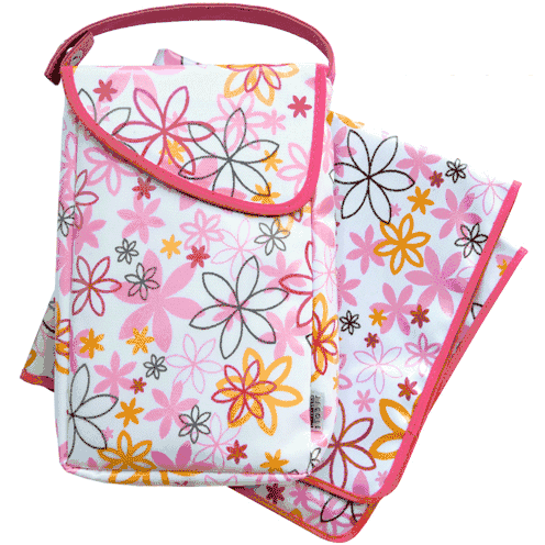 JJ Cole Diaper & Wipes Pod in Pink Craze - PWPZ
