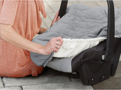 JJ Cole Infant Car Seat Cover - Graphite - AVG