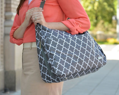 JJ Cole Linden Diaper Bag - Stone Arbor - J00515