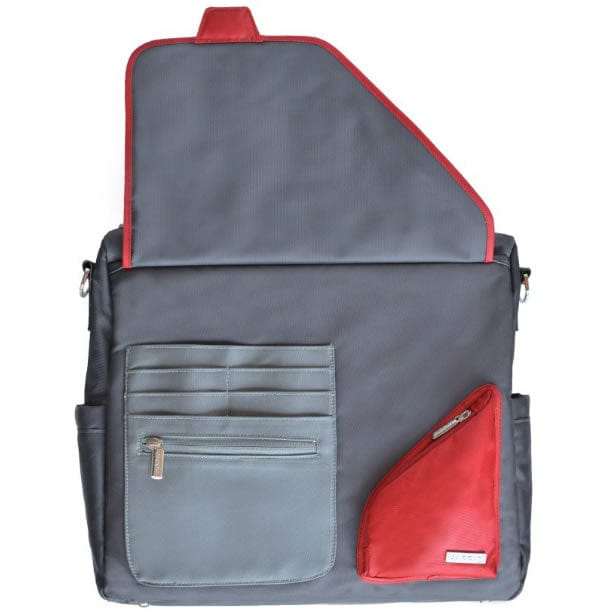 JJ Cole Metra Diaper Bag - Crimson Arbor - J00403