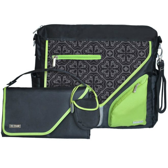 JJ Cole Metra Diaper Bag - Midnight Clover - J00404