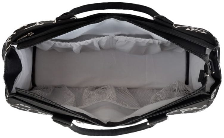 JJ Cole Parker Diaper Bag - Black Floret - J00531