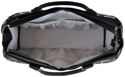 JJ Cole Parker Diaper Bag - Black Floret - J00531