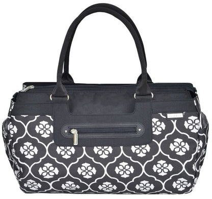 JJ Cole Parker Diaper Bag - Black Floret - J00531