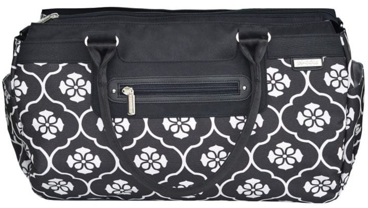 JJ Cole Parker Diaper Bag - Black Floret - J00531