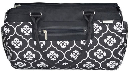 JJ Cole Parker Diaper Bag - Black Floret - J00531