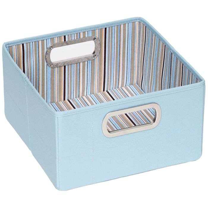 JJ Cole Storage Box 6.5" - Blue Stripe - DSBS