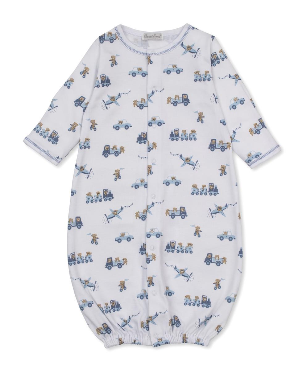 Kissy Kissy Convertible Gown Print - Multi, Newborn