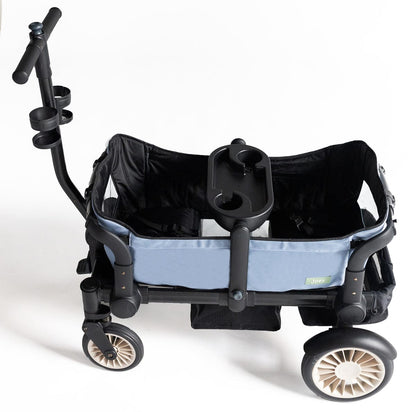 Joey (2 Seater) Stroller Wagon with 1 Canopy - Blue - WGN-BLU-01