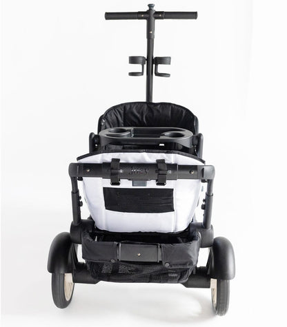 Joey (2 Seater) Stroller Wagon with 1 Canopy - White - WGN-WHT-02