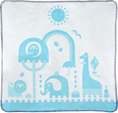 Jonathan Adler Junior Animal Blanket - Blue - 11610