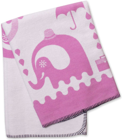Jonathan Adler Junior Animal Blanket - Pink - 11609
