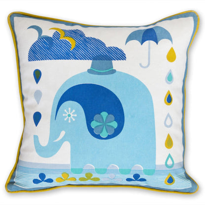 Jonathan Adler Junior Elephant Pillow - Blue - 23354
