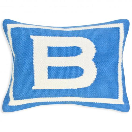 Jonathan Adler Junior Letter B Pillow in Blue - 23472